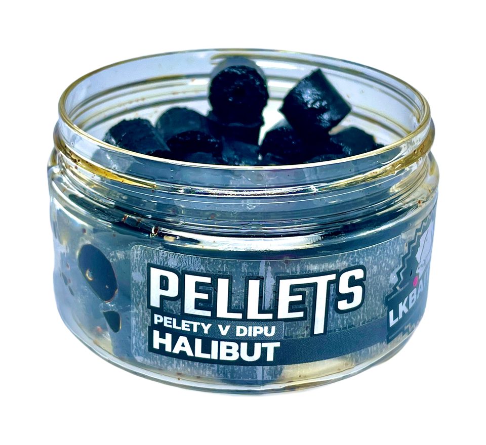 LK Baits Pelety v dipu Halibut 60g
