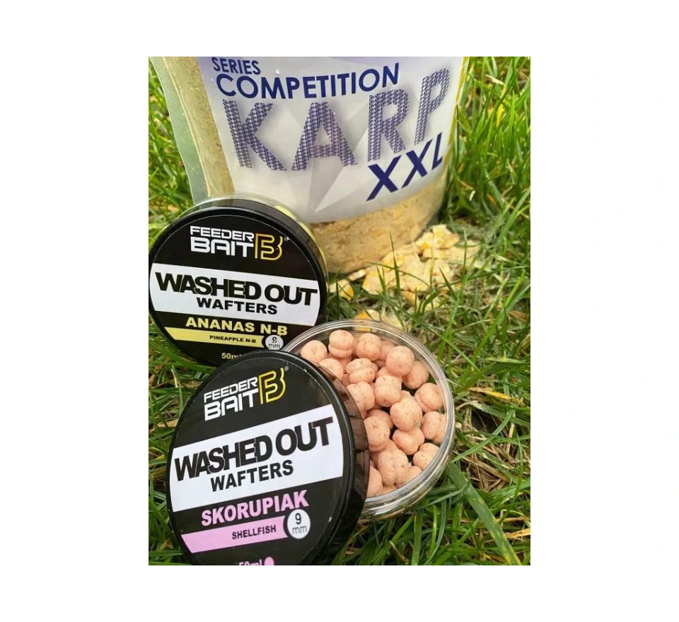 FeederBaits Nástraha Washed Out Wafters 9mm 50ml