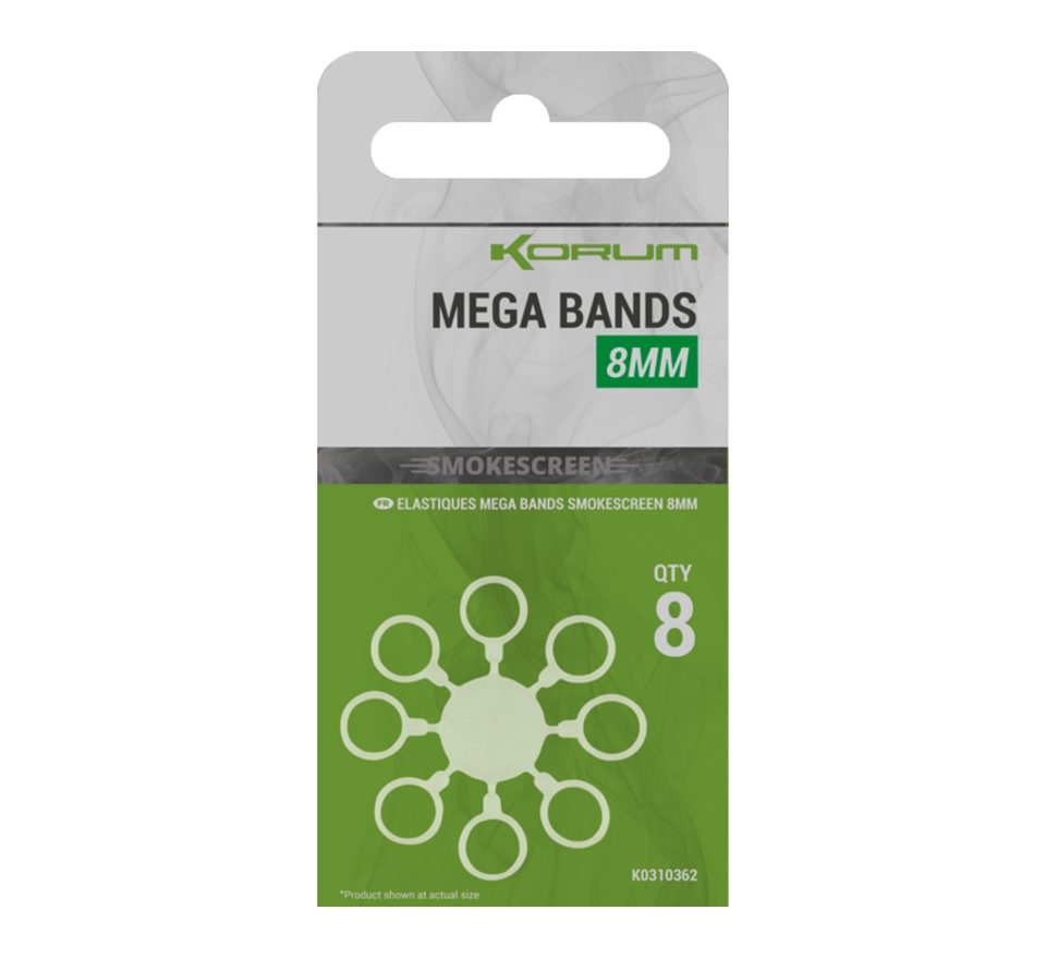 Korum Elastické kroužky Smokescreen Mega Bands