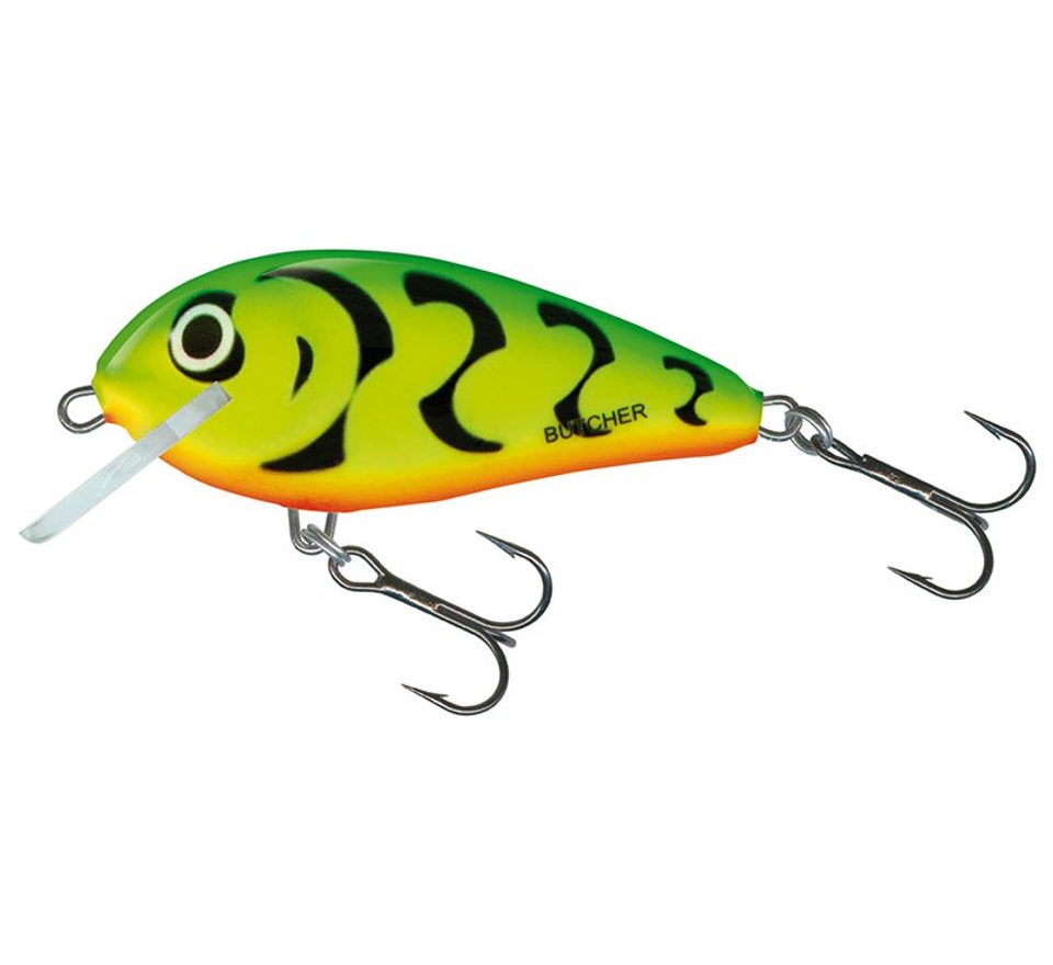 Salmo Wobler Butcher Floating Green Tiger