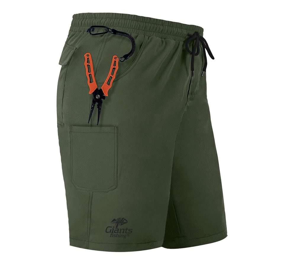 Giants Fishing Kraťasy Shorts Quick Dry UV50+ Dark Green