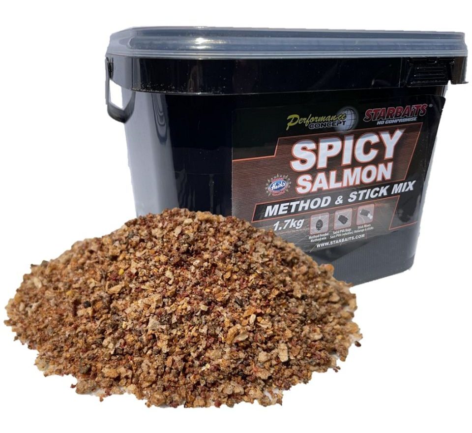 Starbaits Method & Stick Mix Spicy Salmon 1,7kg