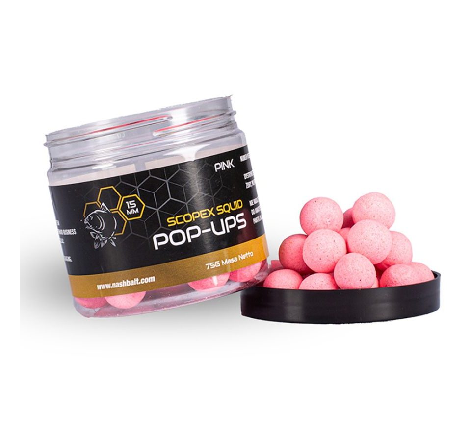 Nash Plovoucí Boilie Scopex Squid Pop Ups 75g