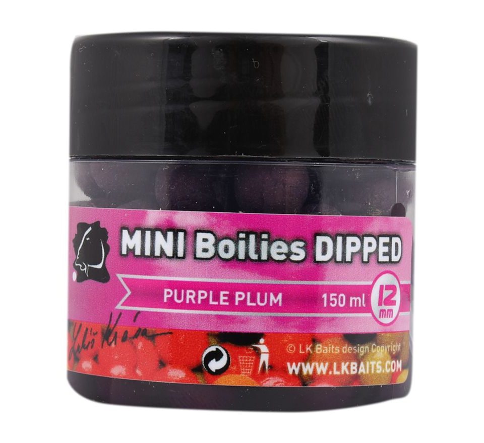 LK Baits MINI Boilies v dipu 12mm 150ml
