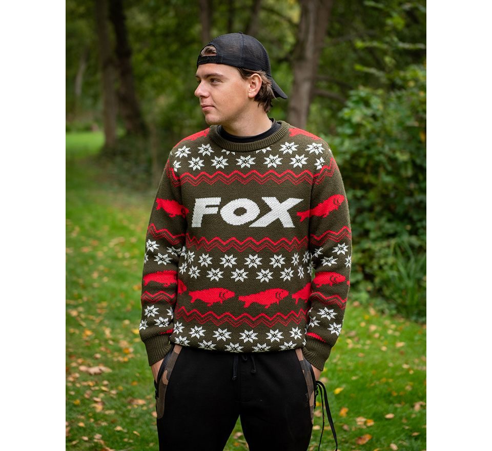 Fox Sveter Xmas Jumper