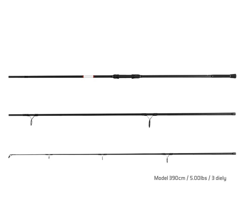 Delphin Prut Bomber 380cm 5.00lb 2díl