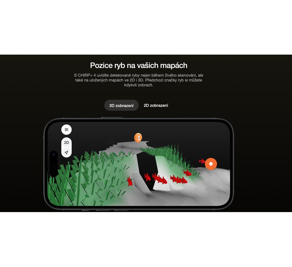 Deeper Nahadzovací sonar Fishfinder CHIRP+ 4