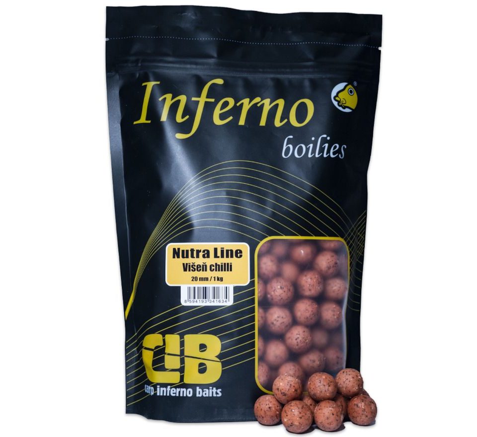 Carp Inferno Boilies Nutra Line Višeň Chilli