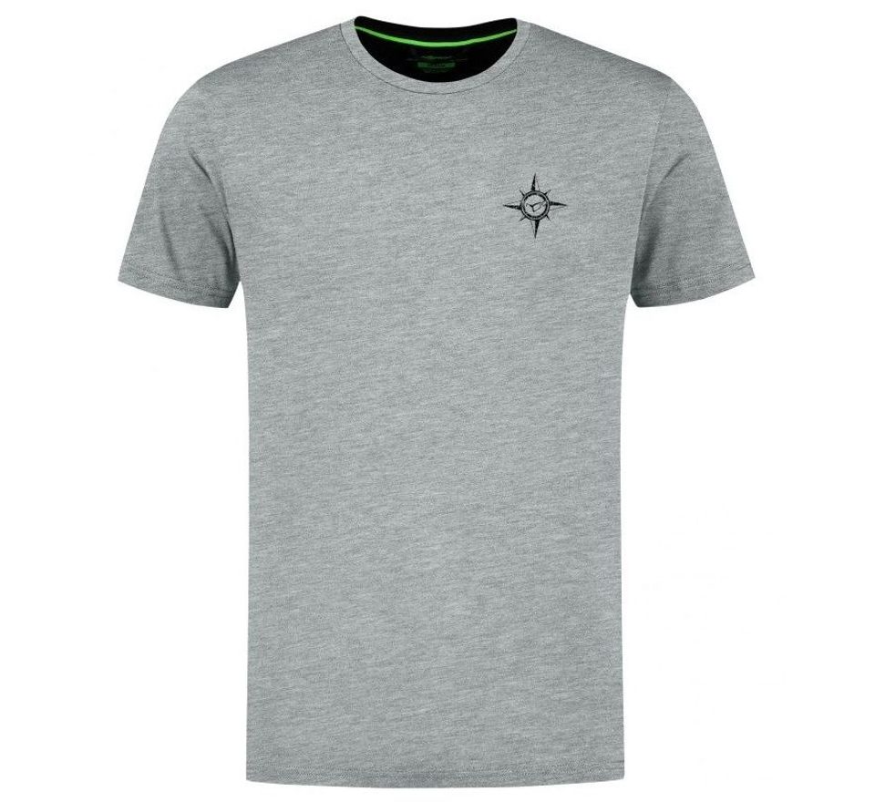 Korda Tričko Compass Heather Grey