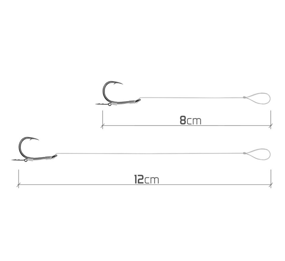 Delphin Feederový návazec Fluoro Sting - Turner 10ks