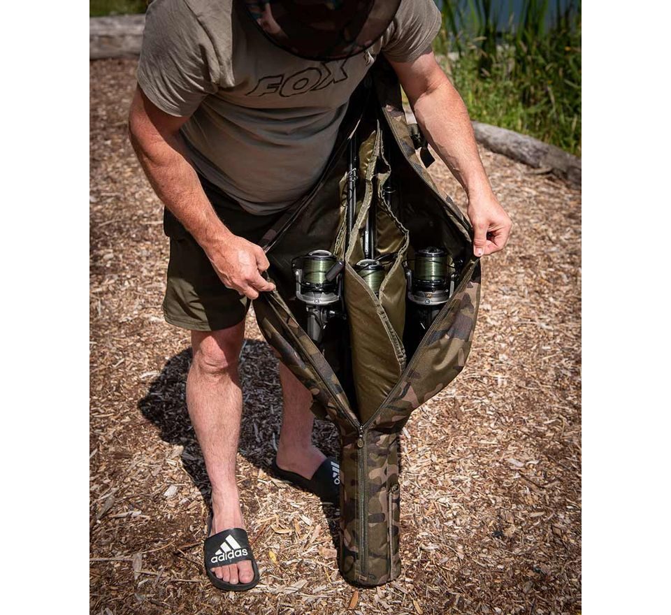 Fox Puzdro na prúty Camolite 12ft Tri Sleeve