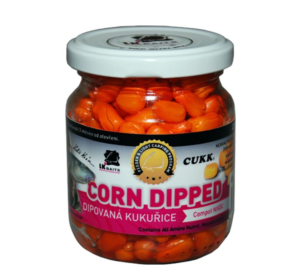 LK Baits Dipovaná kukuřice 220ml