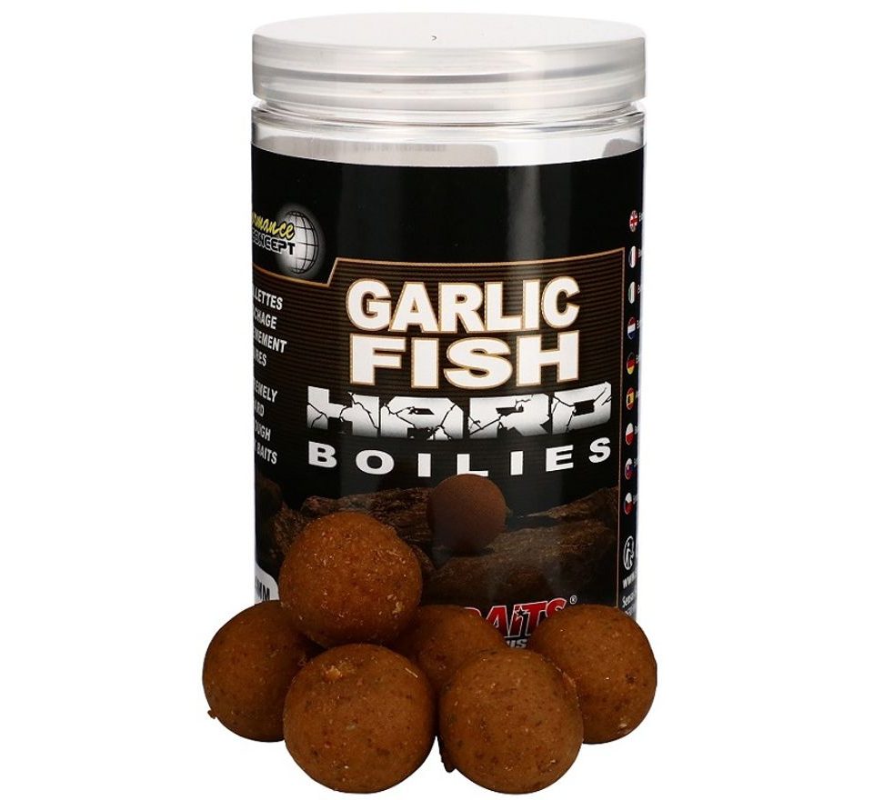 Starbaits Boilie Hard Garlic Fish 200g