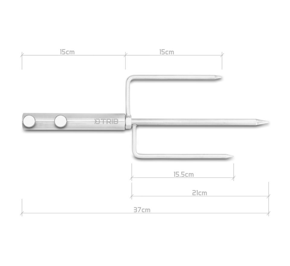 Delphin Nerezový zapichovací držák deštníku Trib