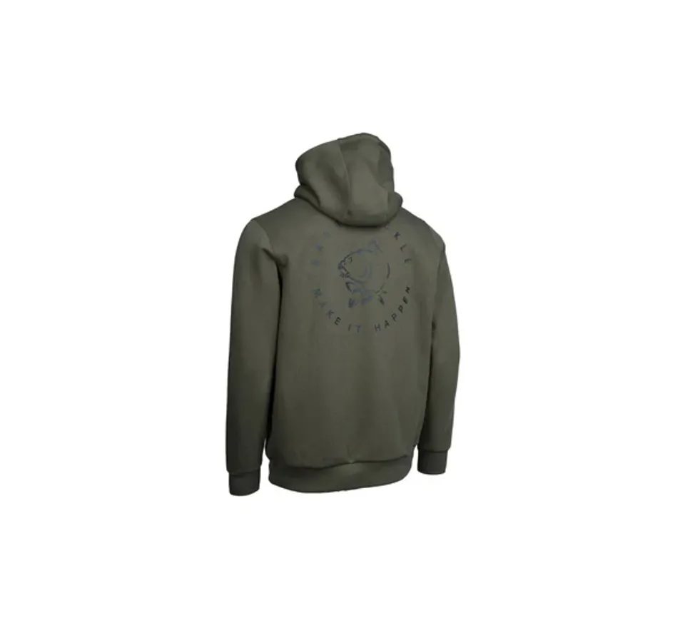 Nash Mikina Make It Happen Carp Logo Hoody Green