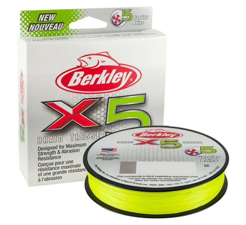 Berkley Šňůra X5 Flame Green 150m