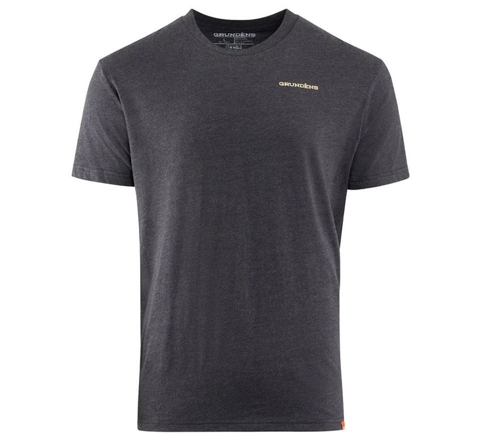 Grundéns Triko Octo-Trout SS T-Shirt Heather Charcoal