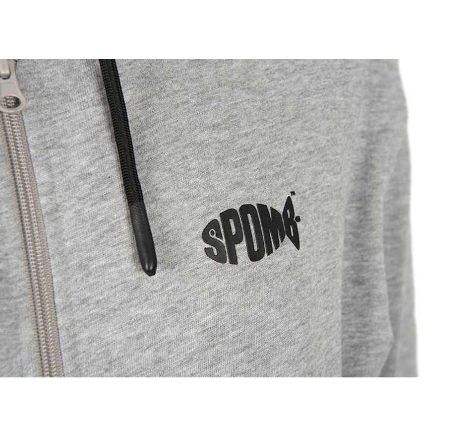 Spomb Mikina Grey Zipped Hoody