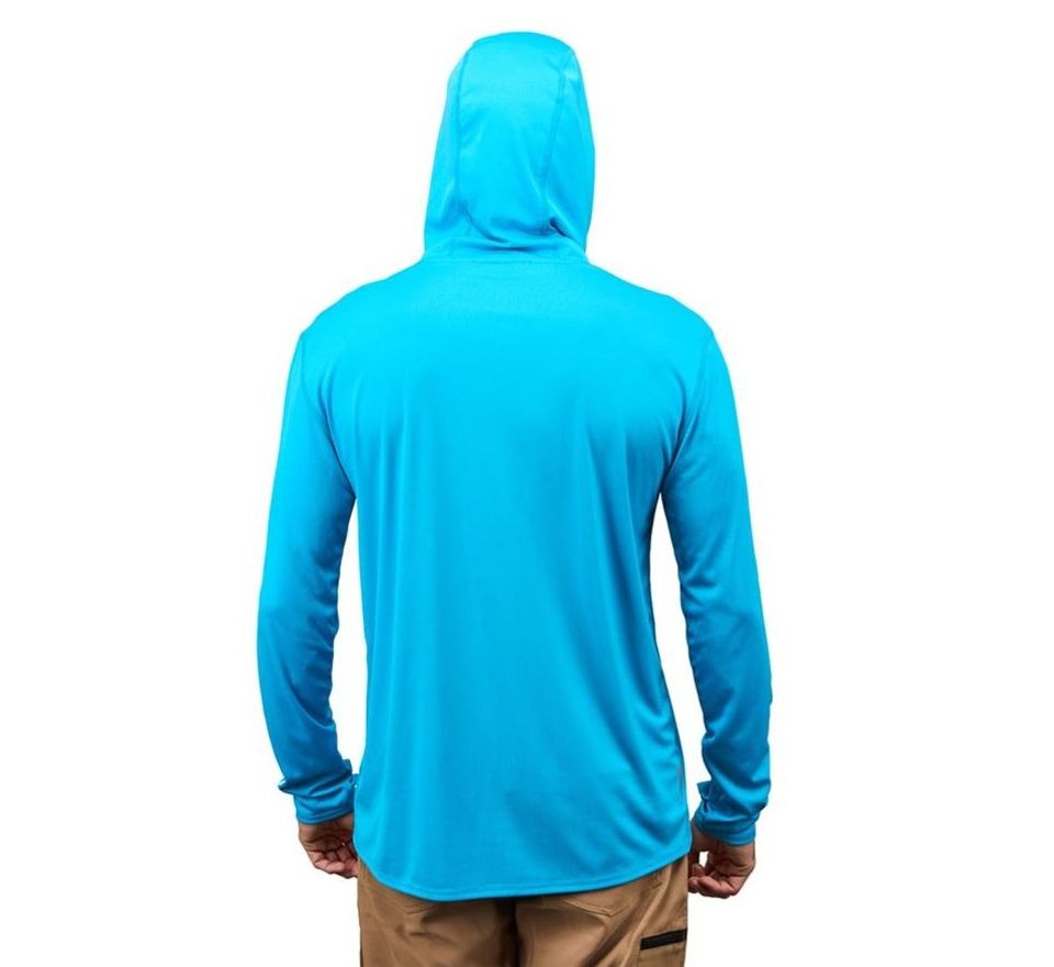 Grundéns UV Triko Tough Sun Hoodie Azure