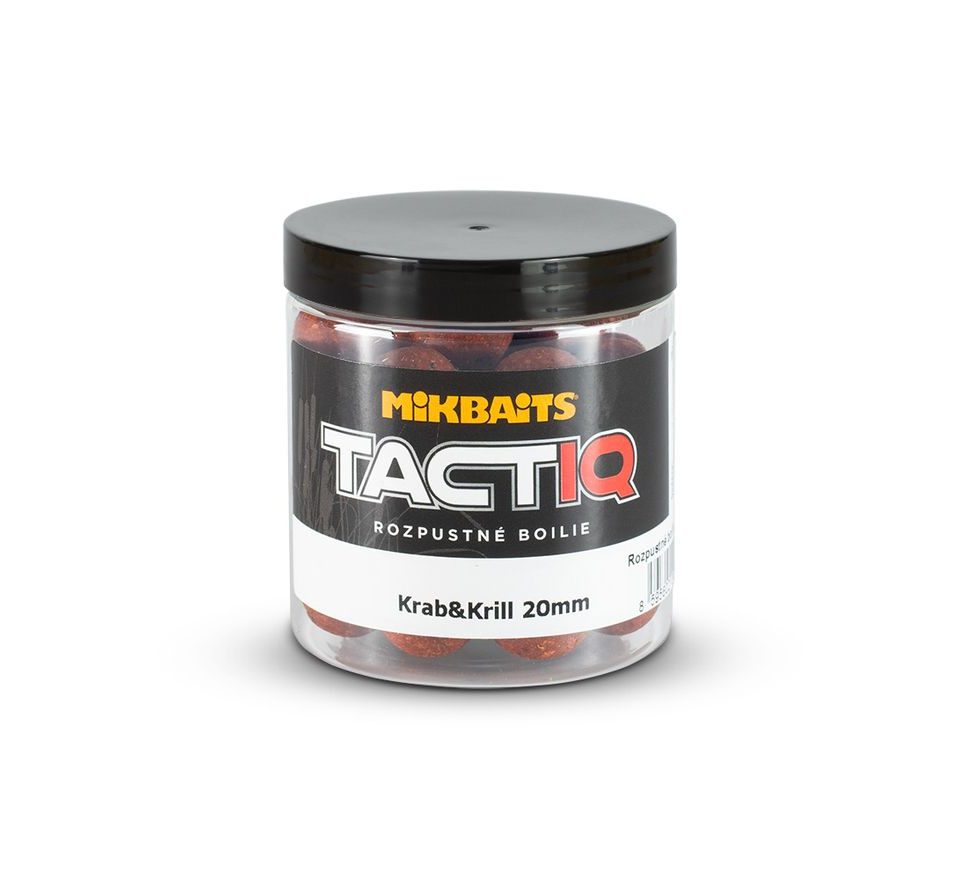 Mikbaits Rozpustné boilies TactiQ Krab&Krill 250ml