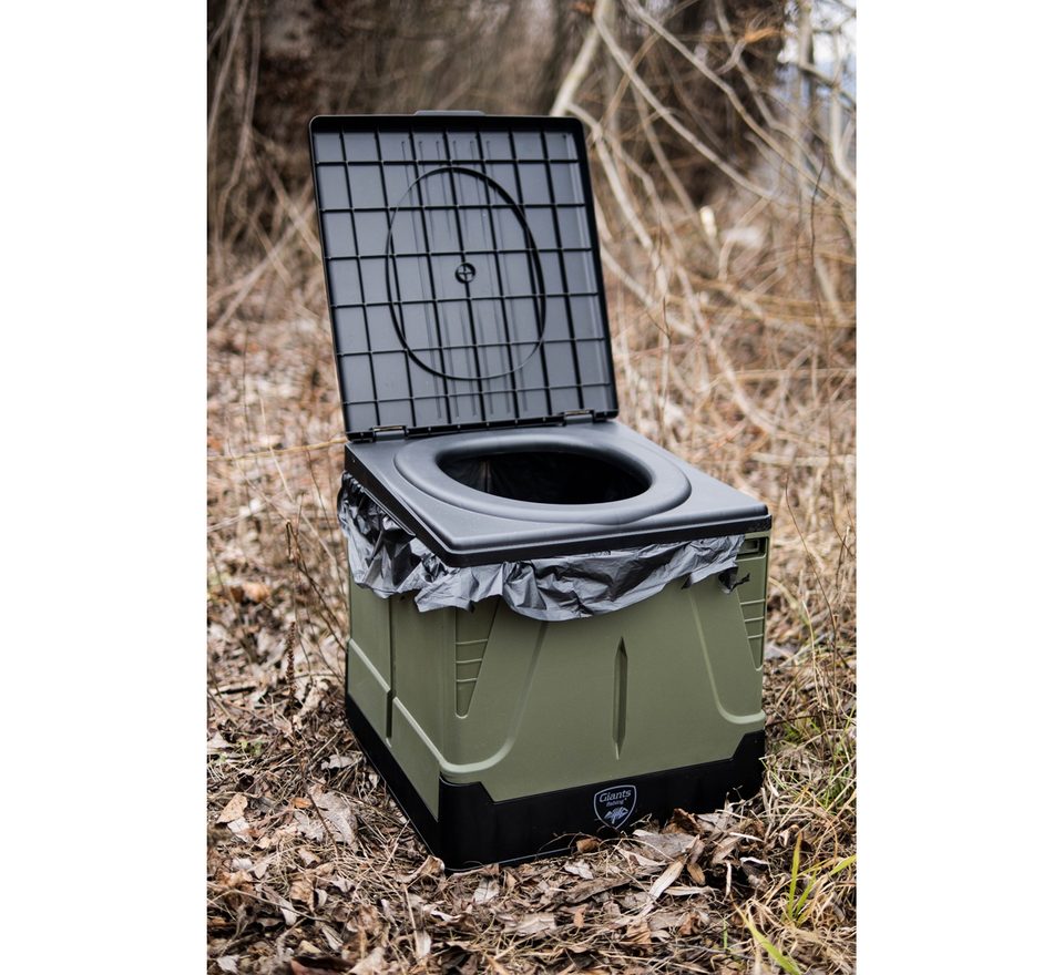 Giants fishing Skládací přenosná toaleta Folding Toilet Compact
