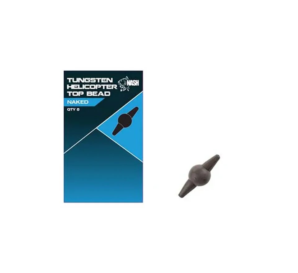 Nash Zarážky Tungsten Naked Chod and Helicopter Safe Top Bead 8ks
