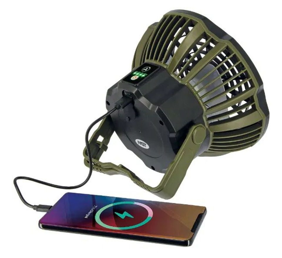 NGT Ventilátor, Svetlo a Powerbanka 3v1