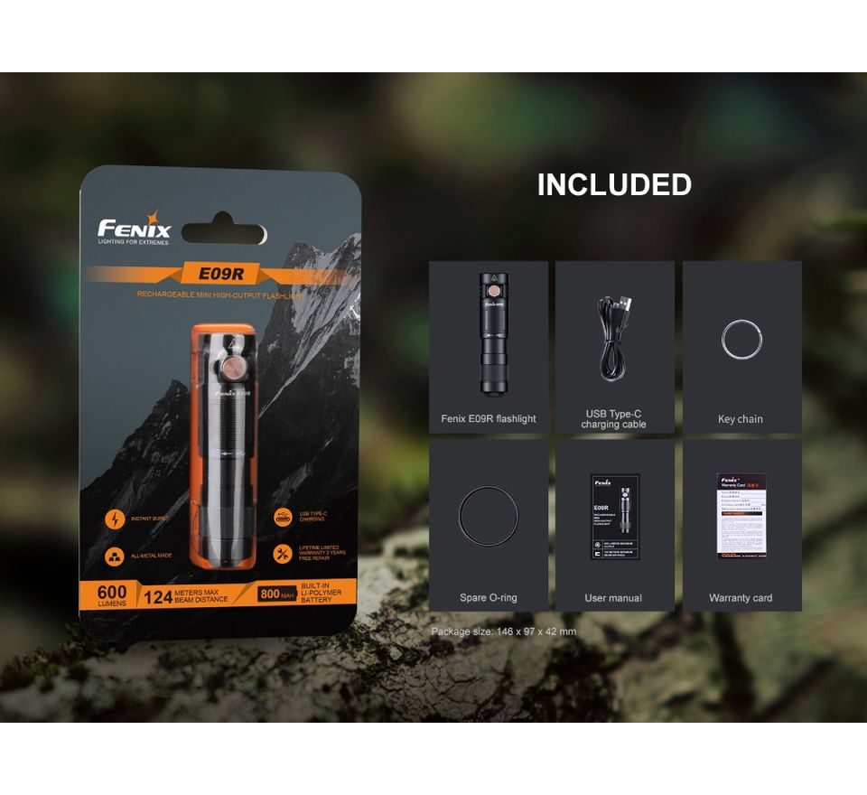 Fenix Nabíjecí baterka E09R