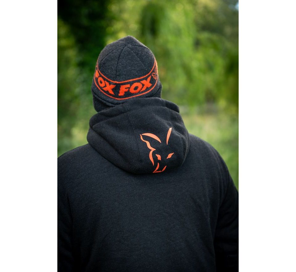 Fox Bunda Collection Sherpa Jacket Black & Orange