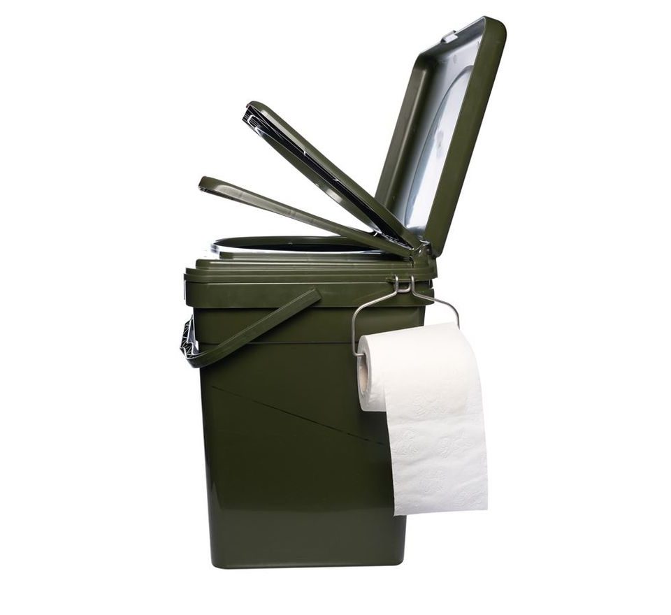 RidgeMonkey Kompaktní přenosná toaleta CoZee Toilet Seat Full Kit