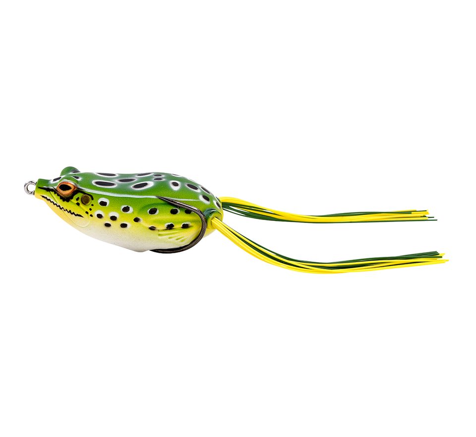 Savage Gear Imitace žáby Hop Walker Frog Floating Green Leopard