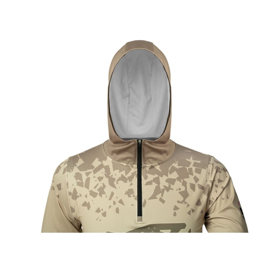 Delphin Tričko s kapucí UV Armor 50+ Trout