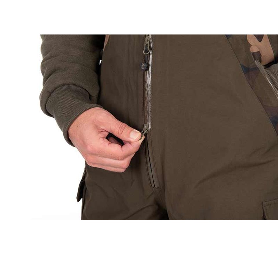 Fox Kalhoty RS25K Khaki Salopettes
