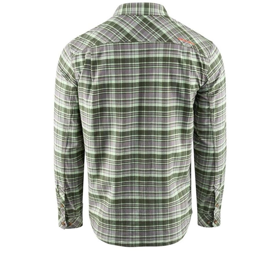 Grundéns Košile Dungeness Seawool Flannel Shirt Grass