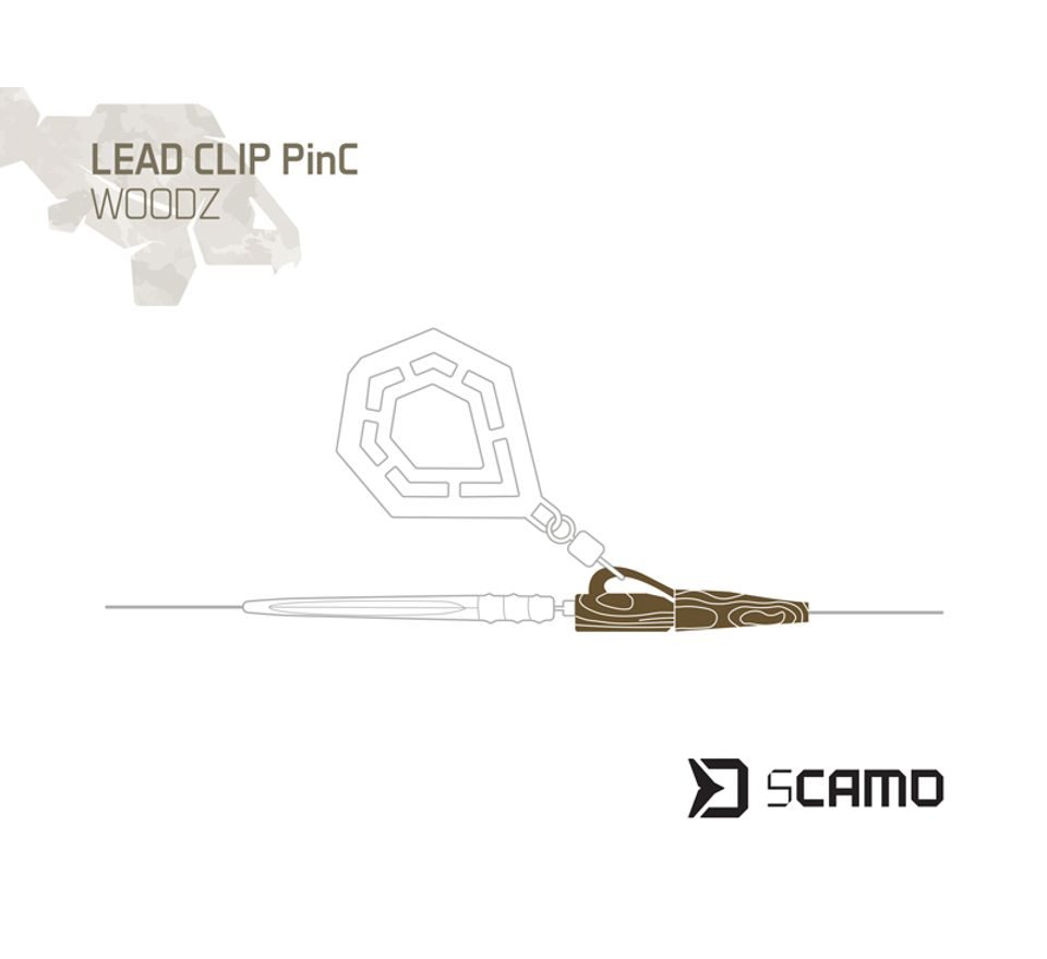 Delphin Klip na olovo sCAMO PinC Woodz 10ks