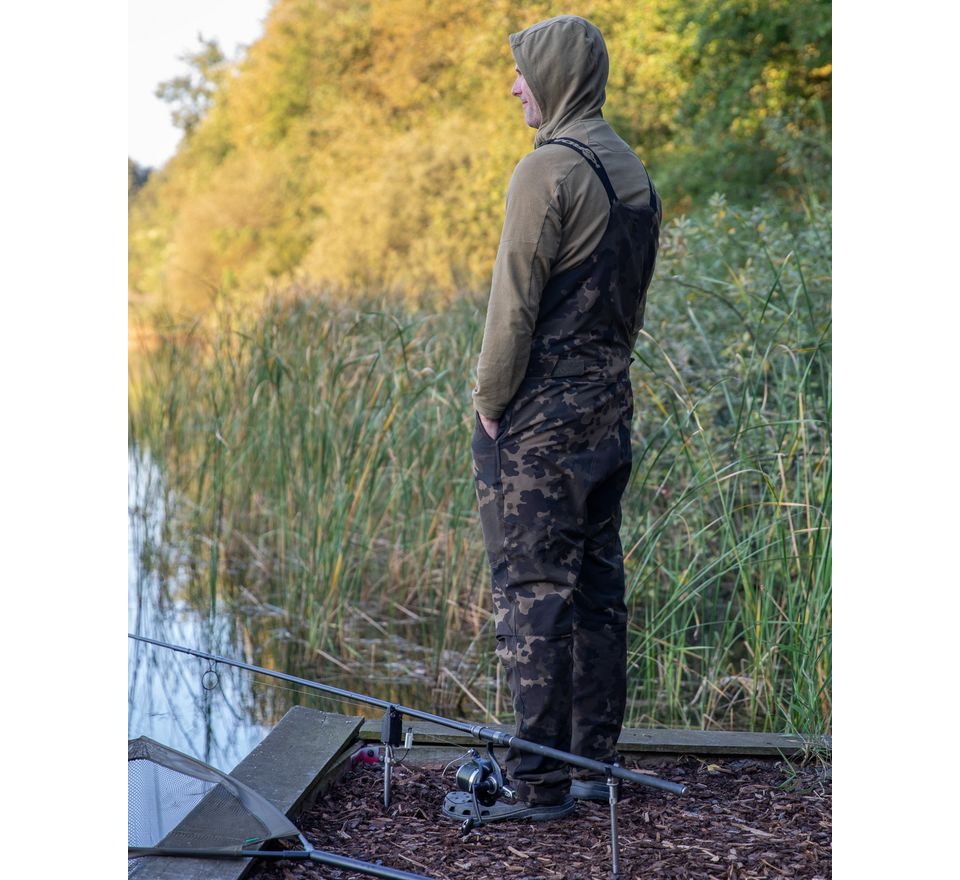 Korda Kalhoty Polar Salopettes Dark Kamo