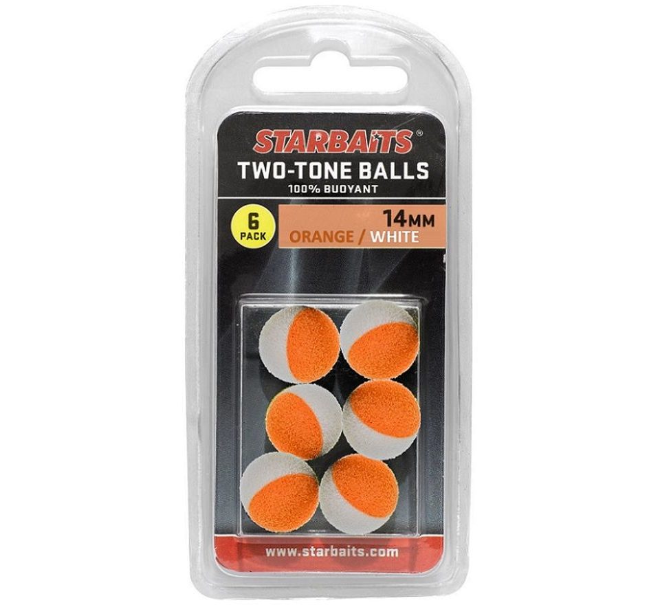 Starbaits Pěnová Nástraha Two Tones Balls 14mm 6ks