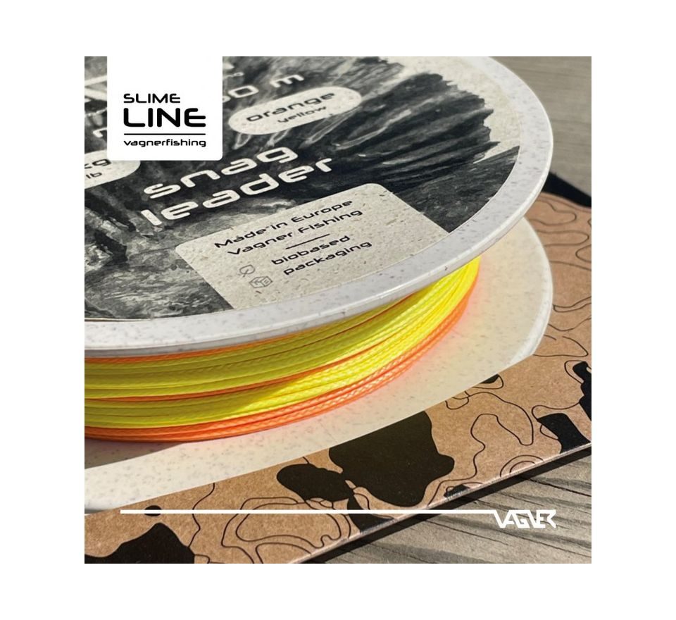 Vagner Šoková šňůra Snag Leader Orange-Yellow 1,0mm 50m