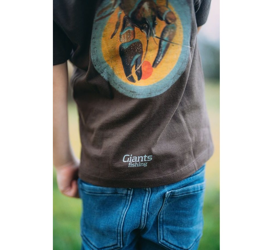 Giants fishing Tričko dětské hnědé Rak