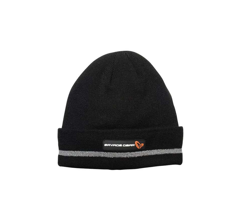 Savage Gear Zimní čepice Reflex Beanie One Size Black/Reflex