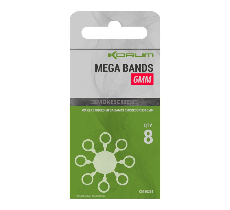 Korum Elastické kroužky Smokescreen Mega Bands