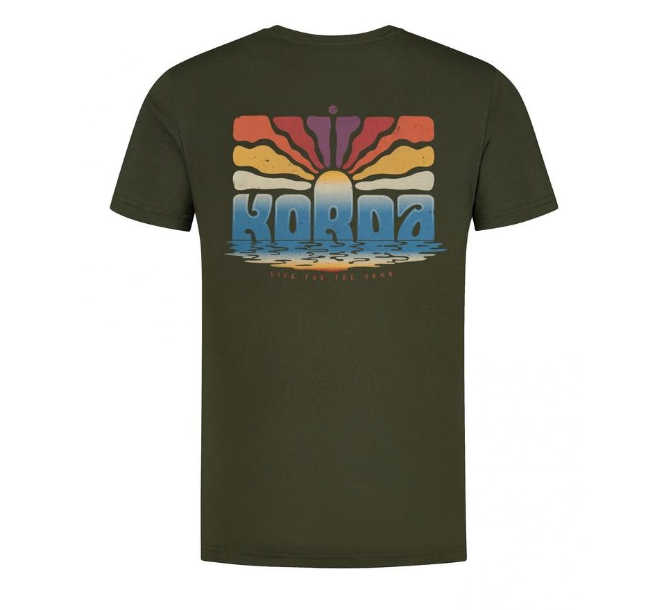 Korda Tričko Dawn Vibes Tee Dark Olive
