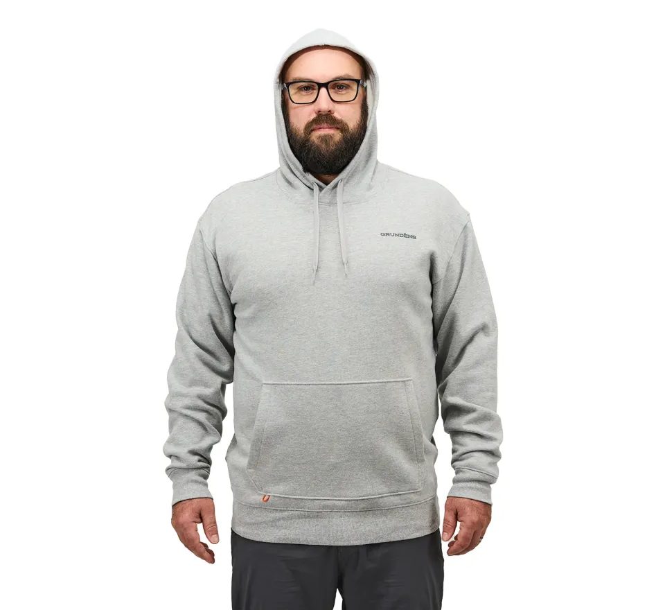 Grundéns Mikina Displacement DWR Hoodie Commercial Boat Athletic Heather