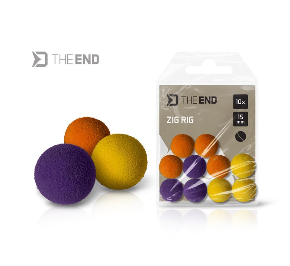 Delphin Pěnové Pop-Up TheEND Zig Rig Mix 10ks