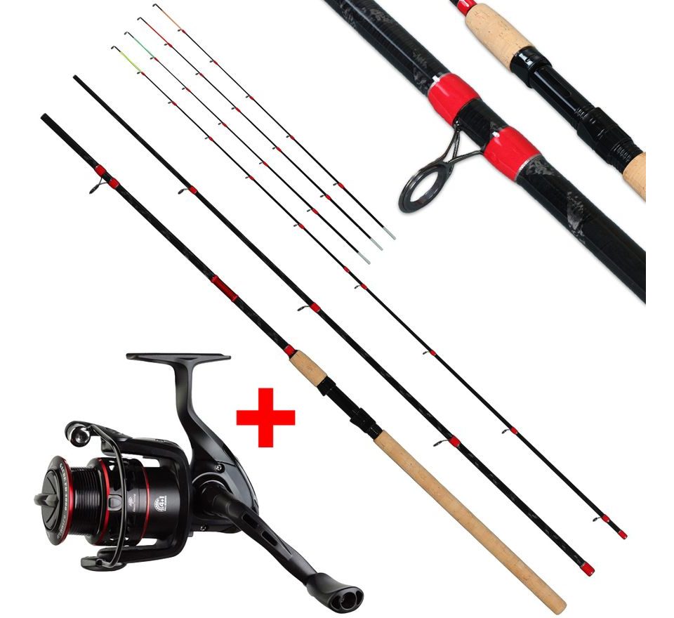 Giants fishing Prut Fluent MK2 Feeder 3,6m 100g + Naviják Gaube FD 4000