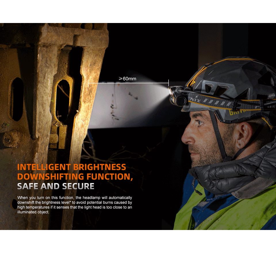 Fenix Nabíjecí čelovka HM75R Topaz