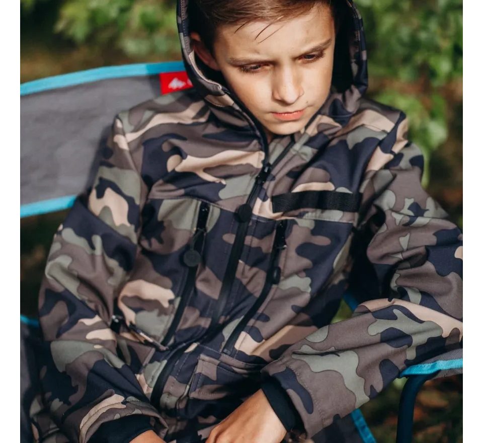 Šijeme srdcem Bunda Softshell V kapse celý revír