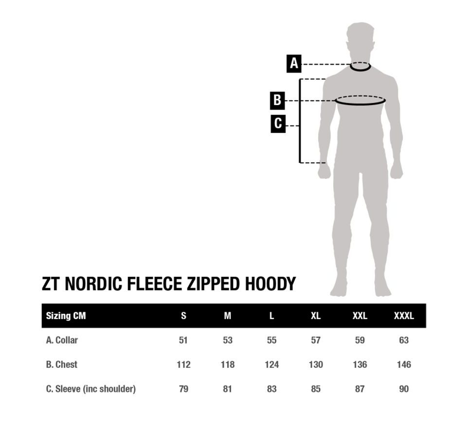 Nash Mikina ZT Nordic Fleece Zipped Hoody