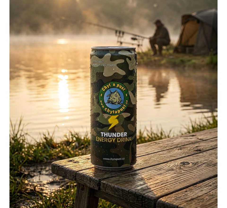 Chyť a pusť Energetický drink Thunder 250ml