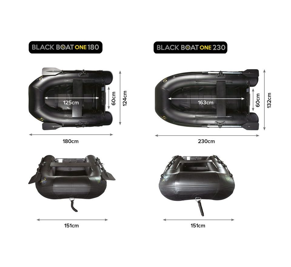 Carp Spirit Člun Black Boat One 180